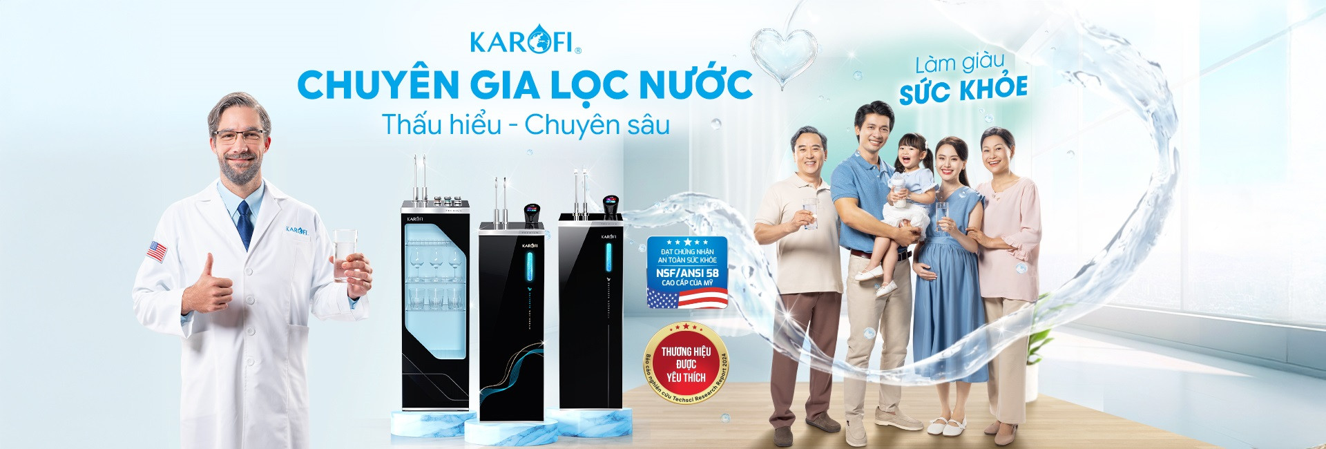 Karofi chuyen gia loc nuoc thau hieu chuyen sau