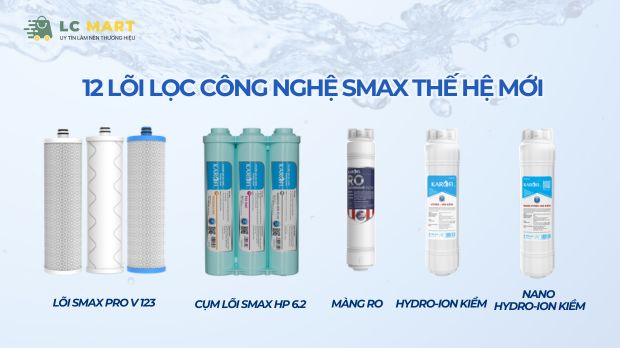 12 LÕI LỌC CÔNG NGHỆ SMAX THẾ HỆ MỚI