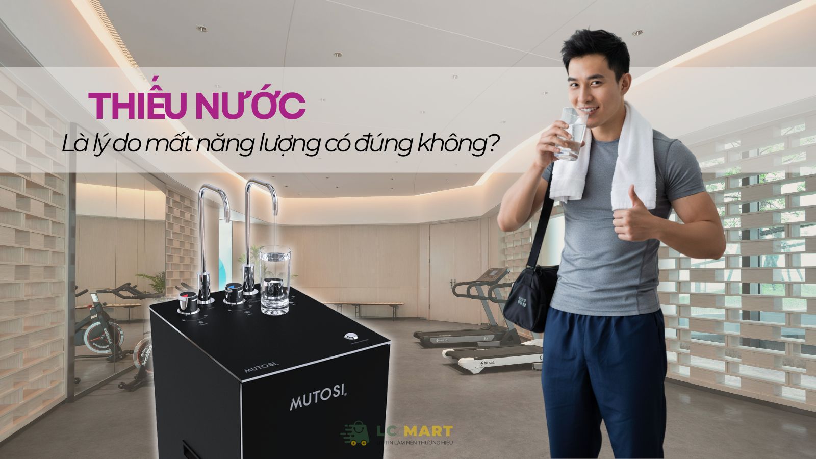 Thiếu nước chính là lý do mất năng lượng có đúng không?