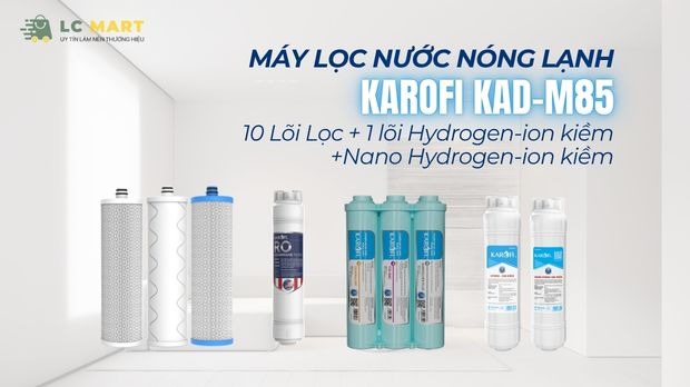 Hệ thống 12 lõi lọc Karofi KAD-M85