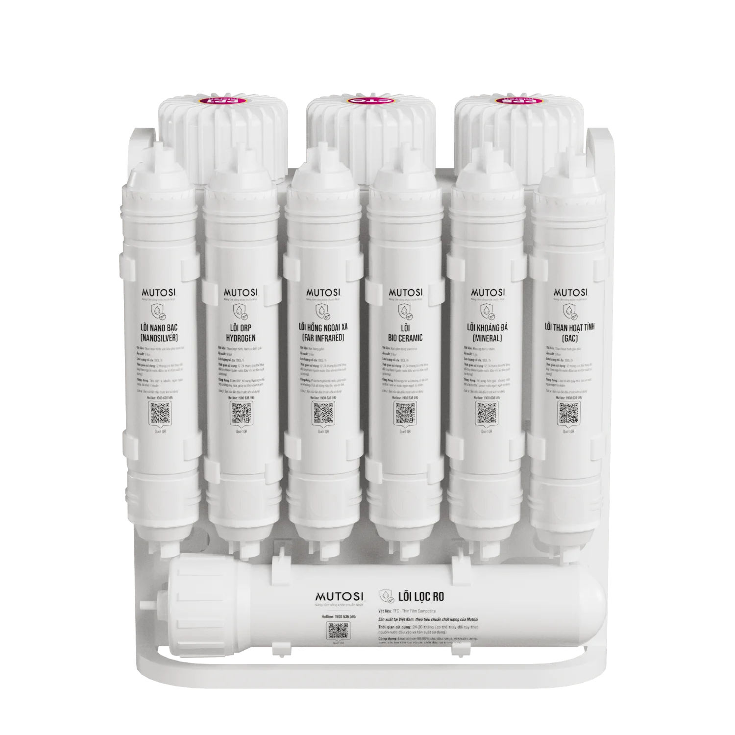Máy lọc nước để gầm 10 lõi Mutosi MP-U66