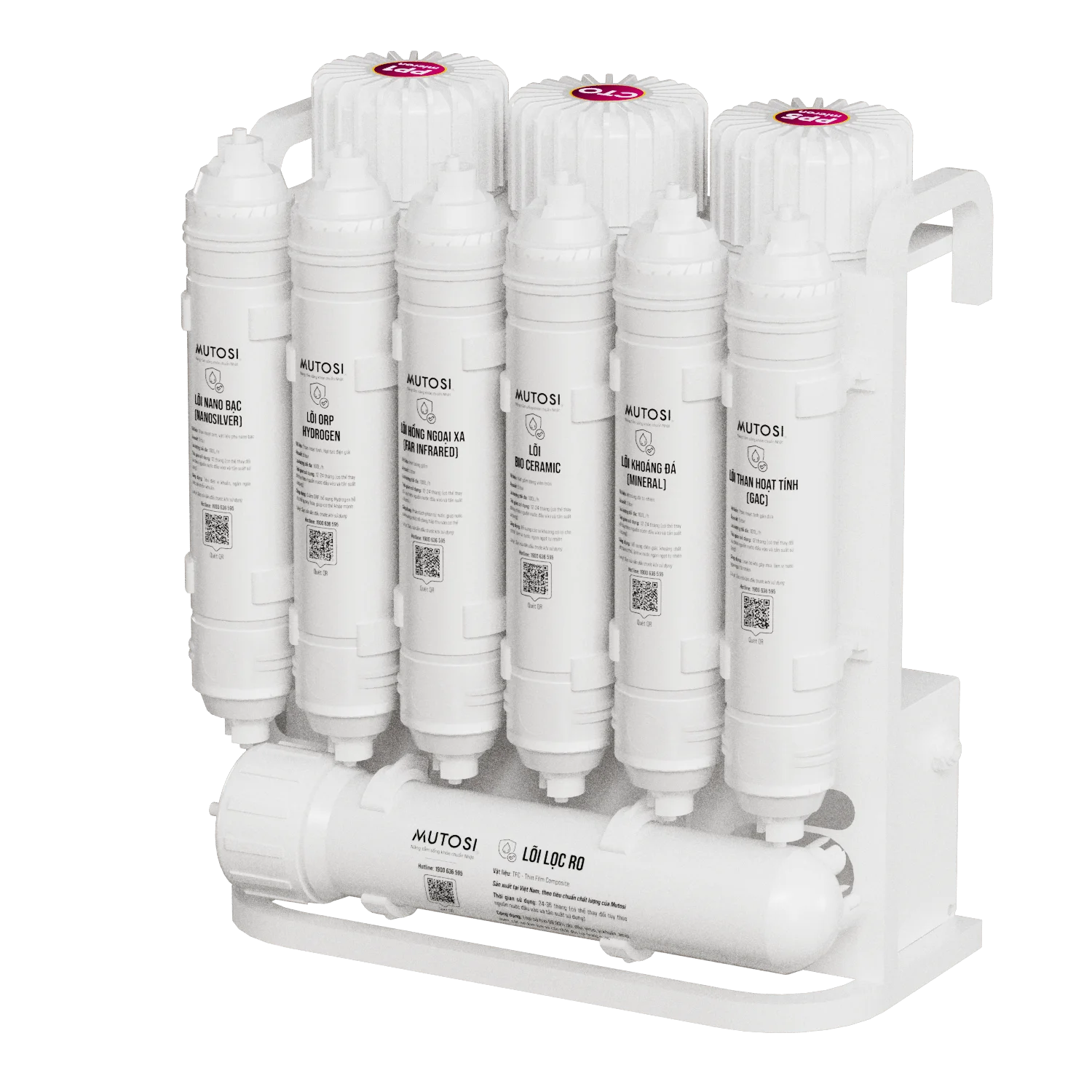 Máy lọc nước để gầm 10 lõi Mutosi MP-U66