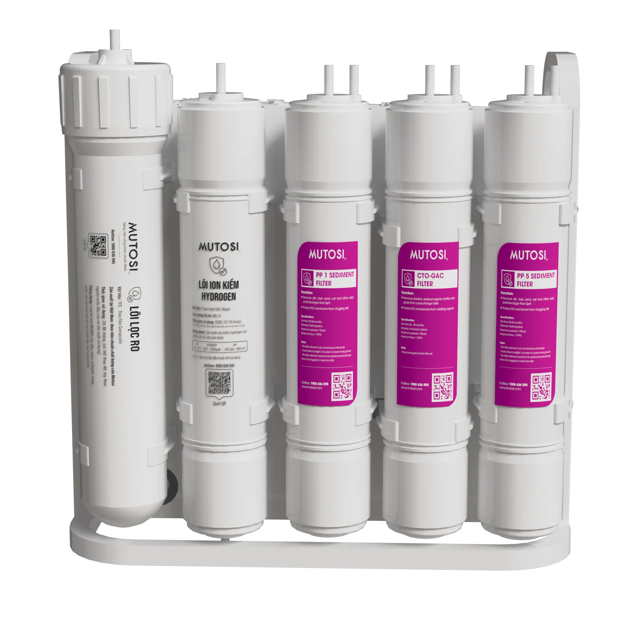 Máy lọc nước để gầm Mutosi MP-U86