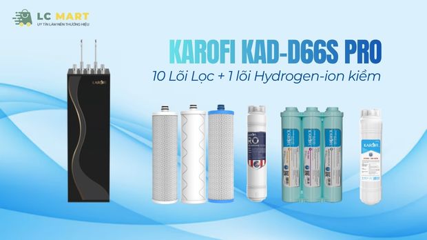 Máy lọc nước RO Karofi KAD-D66S Pro