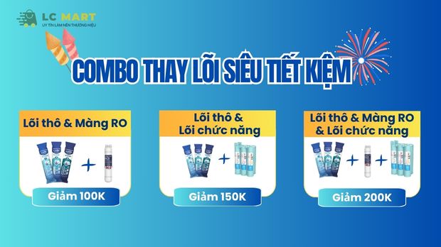 Combo thay lõi siêu tiết kiệm