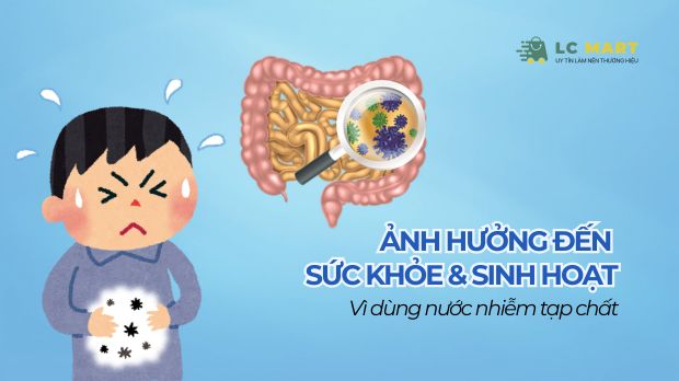 Tác hại của tạp chất trong nước sinh hoạt