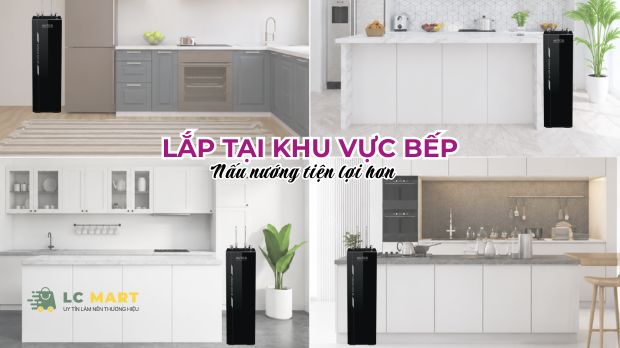Lắp máy lọc nước tại khu vực bếp