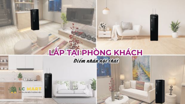 Lắp máy lọc nước tại phòng khách