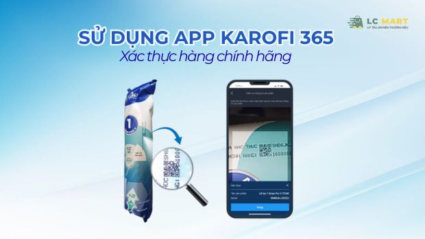 Sử dụng app Karofi 365 để xác thực