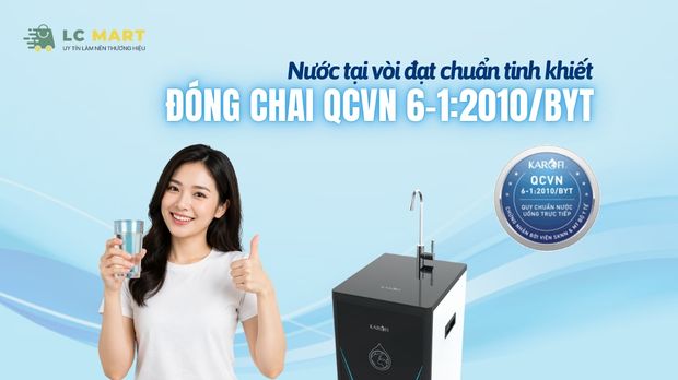 Nước tại vòi chuẩn tinh khiết
