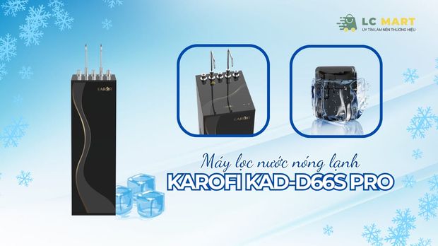 Máy lọc nước nóng lạnh Karofi KAD-D66S Pro