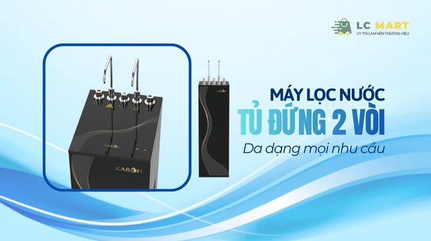Máy lọc  nước tủ đứng 2 vòi