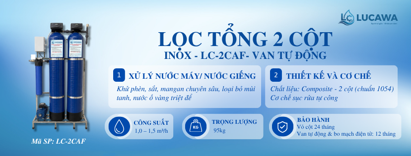 Lọc tổng đầu nguồn 2 Cột Composite – LC-2CAF