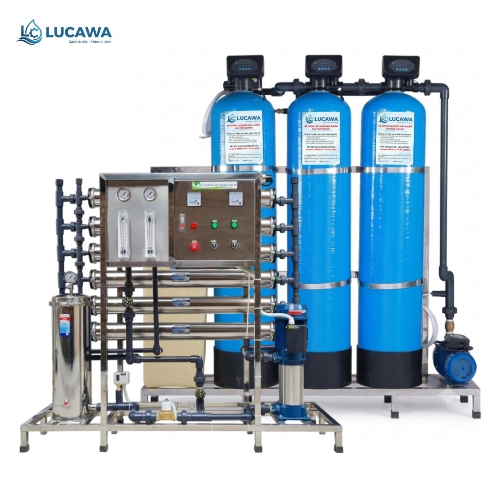 Máy lọc nước công nghiệp 1500 lít/h, hệ thống RO công nghiệp 1500 lít/h, hệ thống lọc nước tinh khiết công suất lớn