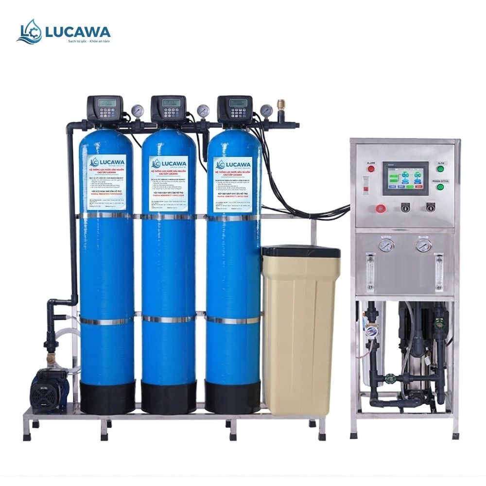 Máy lọc nước công nghiệp 250l/h, hệ thống lọc nước RO công nghiệp 250l/h
