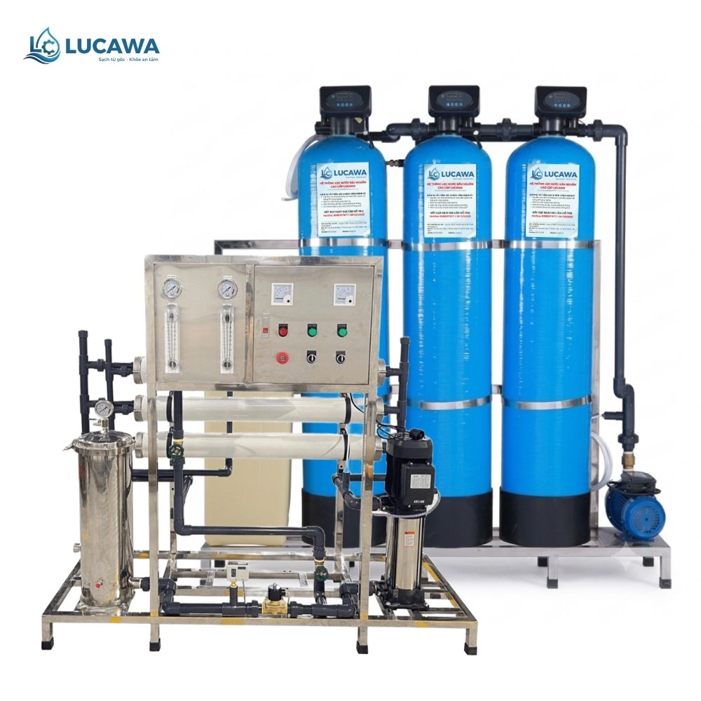 Máy lọc nước công nghiệp 750 lít/h, hệ thống RO công nghiệp 750 lít/h